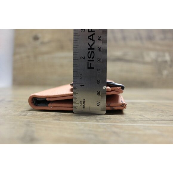Max Studio women's pink double fold folding clutch‎ wallet - Picture 11 of 11
